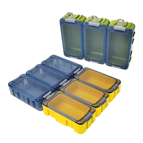 QINGFAN Set de 3 Cajas Organizadoras para Equipo de Pesca Impermeables Portátiles Amarillo miniatura 6
