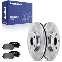 AutoShack Front Brake Rotors & Ceramic Pads for Toyota, Highlander 2001-2007, AWD FWD L4 2.4L V6 3.0L 3.3L - 11.65" 295.9 mm, 5-Lug