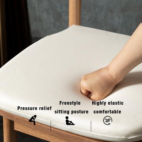Coussin de chaise en mousse à mémoire et finitions daim chic - 5