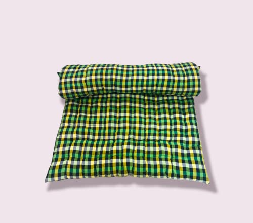 Image of ATOOTFUSION Soft Cotton Foldable Light Weight Filled Single Firm Mattress| Gadda (Multicoloured, 1 Sleeping Capacity, 3 x 6 ft or 72 x 36 Inches)
