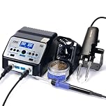 938BD+ Upgrade Version 2in1 SMD Hot Tweezers soldering iron station