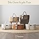 Yunioo Wickeltisch Organizer, windeltasche mit Fächern, Wickelorganizer Geschenke für Baby - Weiß Beige