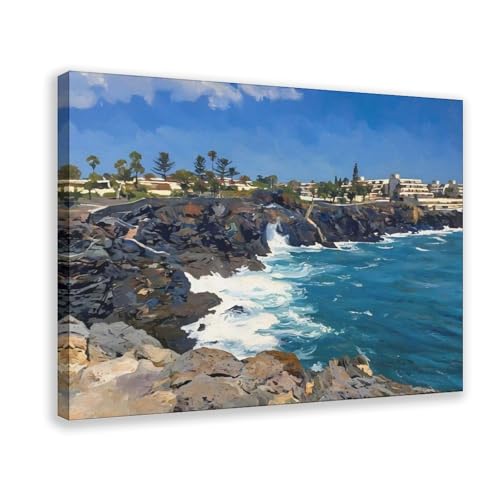 Toile Marine de Tenerife pour Décoration Chambre Couché