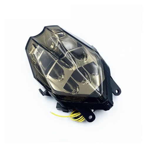 Luz trasera LED ahumada con diseño integrado de alta precisión para moto 4