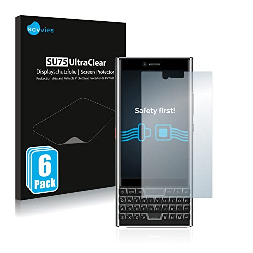 savvies Screen Protector compatible with Unihertz Titan Slim Protection Film Clear 6-Pack