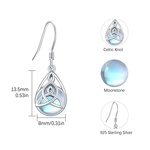 El mejor review de Pendientes piedra luna los mejores 10. 2 Imagen adicional