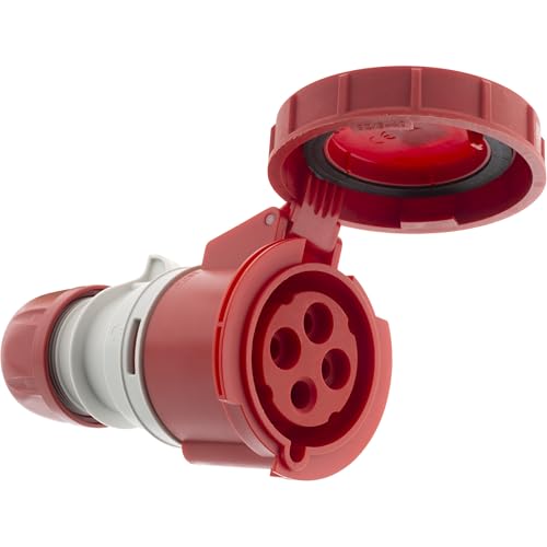 Fiche femelle IEC309 3P+T 32A Zenitech pour remplacer une prise triphasee cassee