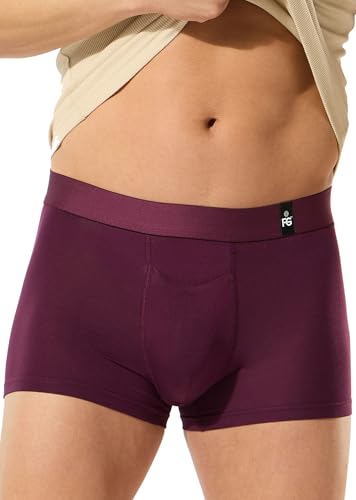 Image of ESSA Men's Ultra-Soft Modal Trunk Underwear | Moisture-Absorption with 4-Way Stretch | Breathable Contour Pouch, Microfiber Waistband with Spandex