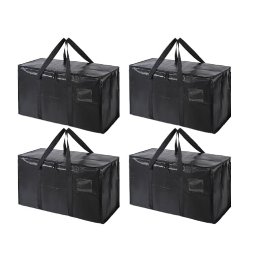Bolsas de mudanza extragrandes resistentes impermeables pack de 4 organizadores ropa 2