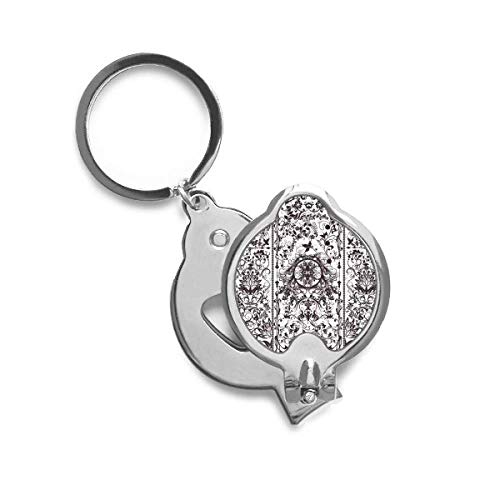 Ongle cutter trimmer au motif feuille baroque moderne pour coupe précise et manucure