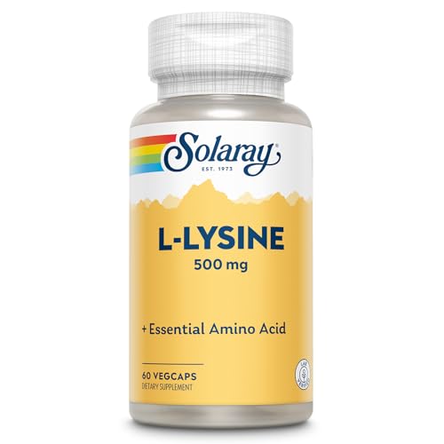 Solaray L-Lysine 500mg | L-Lisina | 60 VegCaps