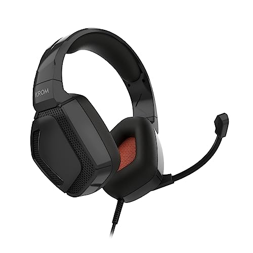 Auricular KROM KOPA Pro de 50 mm con control de volumen y micrófono muteable 6
