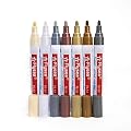YZZQ 7pcs 7 Colors Home Tile Grout Pen Waterproof Kitchen Bathroom Tile Repair Professional White Grout Marker,7 pcs