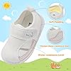 L-RUN Kids Walking Shoes Lightweight Toddler Sneakers Barefoot Toddler Shoes for Boys Girls White 11-11.5 Little Kid