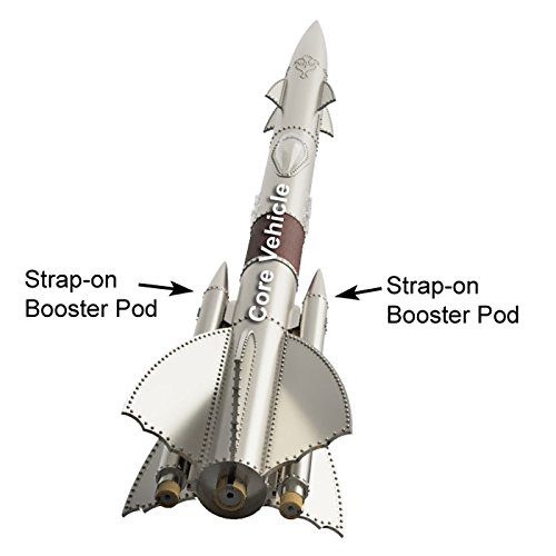 Apogee Flying Machine Steampunk Model Rocket Kit - Image 3