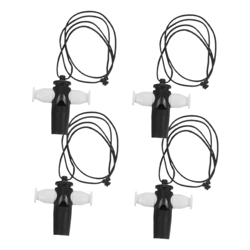 CIYODO 4er Sambapfeife Set Schwarz Weiß