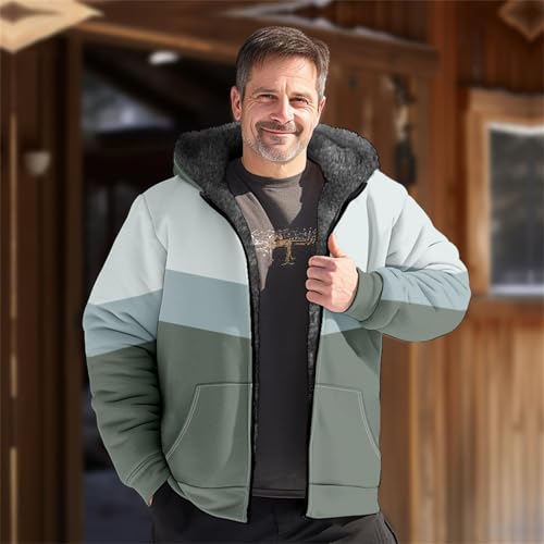 Manteau homme laine chaud contre le froid pour l'intersaison active - 3