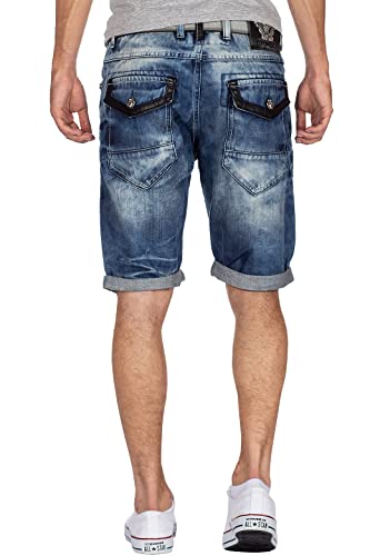Cipo \u0026 Baxx Herren Jeans Shorts Denim
