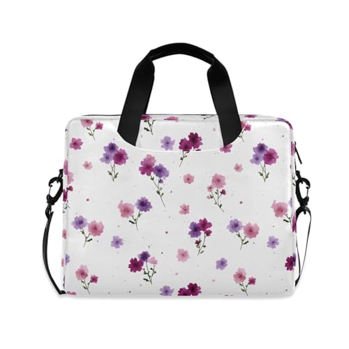 Bolsa para portátil con estampado floral, multi-bolsillos miniatura 1