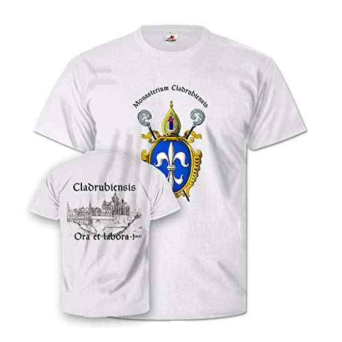 T-shirt allemand Glaube Kloster Christ en blanc Cladrubiensis 26859 taille S