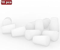 Vista 4 de stonylab Tapón de goma de silicona, tapones de silicona cónicos blancos para sello de laboratorio (paquete de 10, 1#)