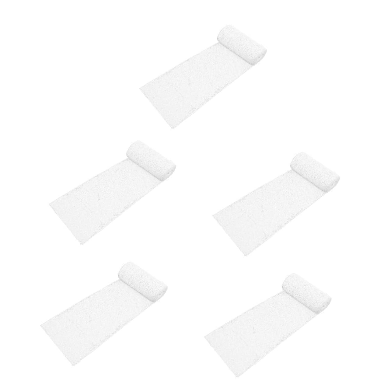 HOMSFOU 5 Rollen DIY Gipsbinde für Modellbau Handgemachte Plüschform für Landschaftsprojekte Vielseitig Einsetzbar und Hautfreundlich für Gipsabdrücke von Körperteilen und Modellgestaltung