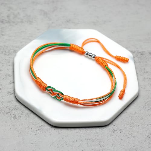 Pulsera con bandera de país color infinito unisex miniatura 6