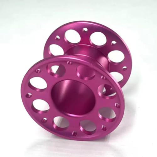 Carrete de buceo compacto antigiros con bobina de hilo resistente 5