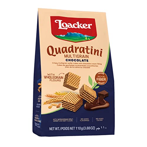 Image of Loacker Multigrain Quadratini Chocolate, 110g