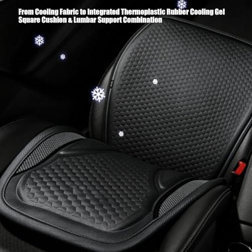 Protector de asiento de vehículo anticalor con gel transpirable 6