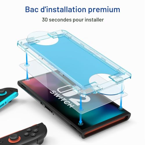 amFilm OneTouch Protections d'écran en Verre Trempé Mat pour Switch 2 2025 – vue 4