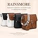 RAINSMORE Bolso Bandolera Mujer Cuero PU Bolso Mujer Bandolera con Correa Ancha Ajustable y Desmontable Bolso Cruzado Imagen de RAINSMORE Bolso Bandolera Mujer Cuero PU Bolso Mujer Bandolera con Correa Ancha Ajustable y Desmontable Bolso Cruzado