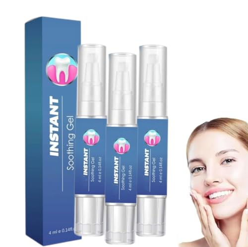 Gel réparateur pour les dents, Gel pour les gencives, Renforcement de l'émail, Traitement dentifrice naturel, Stylo blanchissant pour les dents, Haleine fraîche (3 pièce)