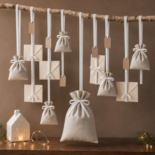 Image of Tsorode 10 Yards White Velvet Ribbon for Christmas Tree,3 /8 Inch