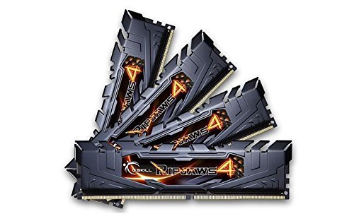 G.SKILL Ripjaws 4 series 16GB (4 x 4GB) 288-Pin DDR4 SDRAM 2133 (PC4-17000) Desktop Memory Model F4-2133C15Q-16GRK by G.SKILL [