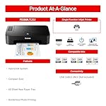 Canon TS202 Inkjet Photo Printer, Black (USB Required, not Included) - Image 2