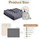 wasserdichte Hundedecke/katzendecke，Robuste Hundematte als Schutz fürs Sofa und Betten，große rutschfeste Hundedecke für Hunde & Katzen geeignet (dunkelgrau, S)