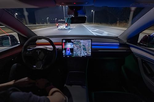 S3XY Strip für Tesla (Model 3 & Y) (LED-Lightstrip, RGB-Beleuchtung, Smarte Ambientebeleuchtung) (Model 3 / Y 2021-2024)