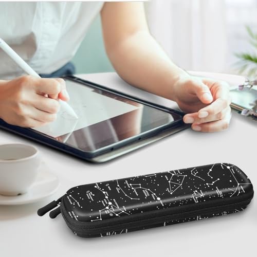 Funda para Apple Pencil Pro y USB-C de cuero PU con compartimento para cable 6