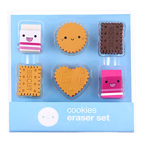 TOYANDONA Mini Cibo Eraser per i Bambini 6 Pack