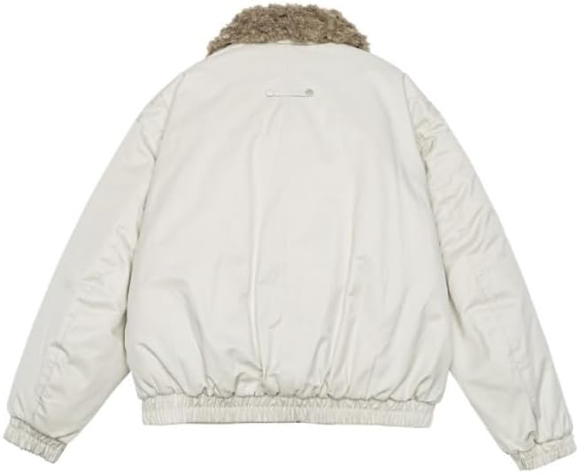 Retro Winter Cotton Padded Jacket with Collar Women's Outdoor Casual Top