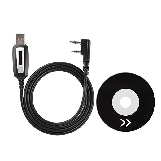 USB-programmeringskabel, Walkie Talkie-programmeringskabel, Plug and Play, programmeringskabel med CD-drivrutin för Baofeng GT-3 UV-82 BF-888s Radio