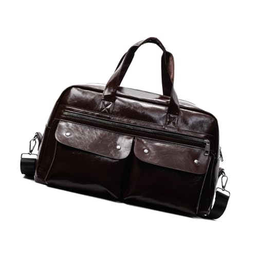 Sac fitness et trajets quotidiens polyvalent en PU café grande capacité