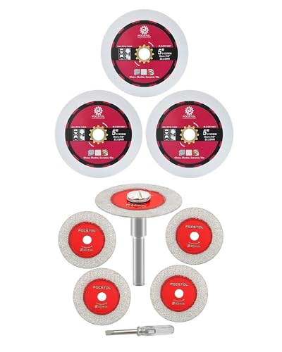 Disque diamant 125mm et mini outils de coupe pour personnaliser vos objets en verre