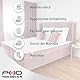 PHD Primera Matratzenschoner 90x200 cm (2er Set) - 60°C waschbar u. Allergiker-empfohlen für mehr Hygiene im Bett. Matratzenauflage für Matratze, Boxspringbett u. Topper für 90 x 200 Weiß