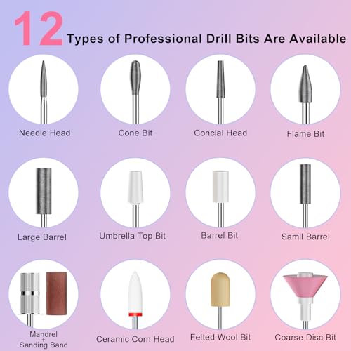 Professional Nail Drill Machine Rechargeable