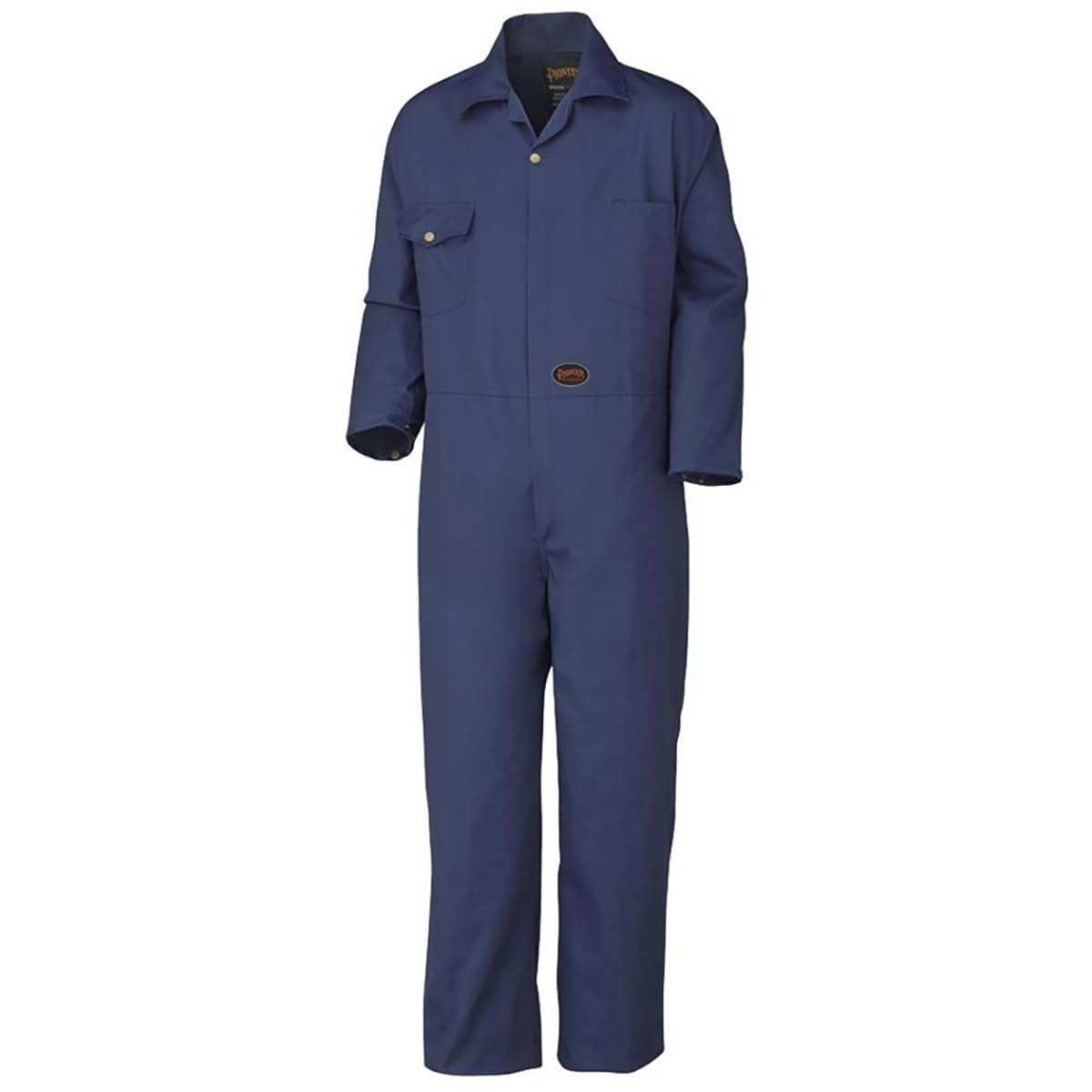 Pioneer Heavy Duty Work Coveralls for Men - 7 Pockets - Adjustable Wrist, Action Back, Elastic Waist - Tall Fit