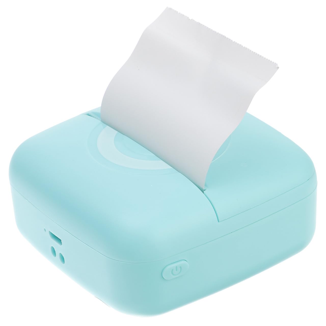 Zerodeko Stampante Portatile Termica Mini, Stampante per Telefono, 200 Dpi, 1000 Mah, Carta Abs, 5v Micro Usb, con Carta Termica, per Scuola e Ufficio