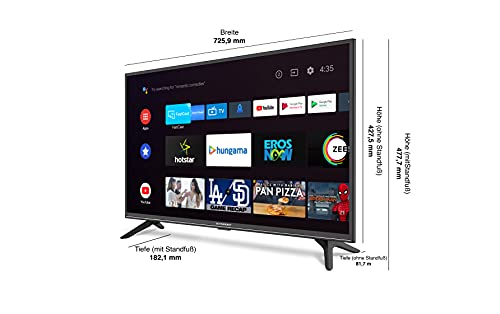 Schneider-Smart-TV-32-LED32SC400ATV-Android-TV-Wifi-Mirroring-Timeshift-HDMI-Negro