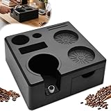 Kqpoinw Tamperstation,Espresso Tamper Station aus ABS für Siebträger Zubehör...